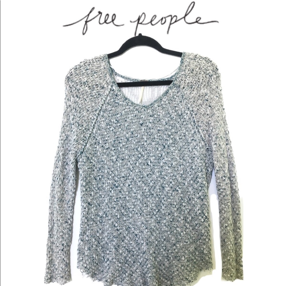 FREE PEOPLE Crochet Sweater